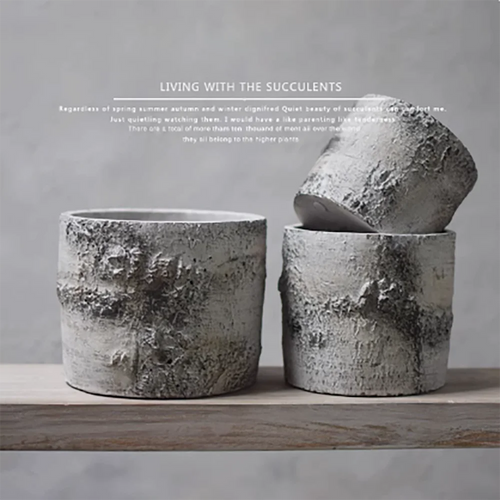 Retro silicone mould for cement flower pot - vue 2 sur 9
