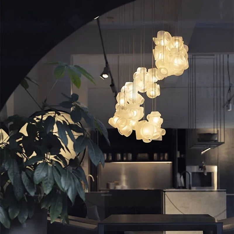Creative glass pendant light for modern and elegant decor
