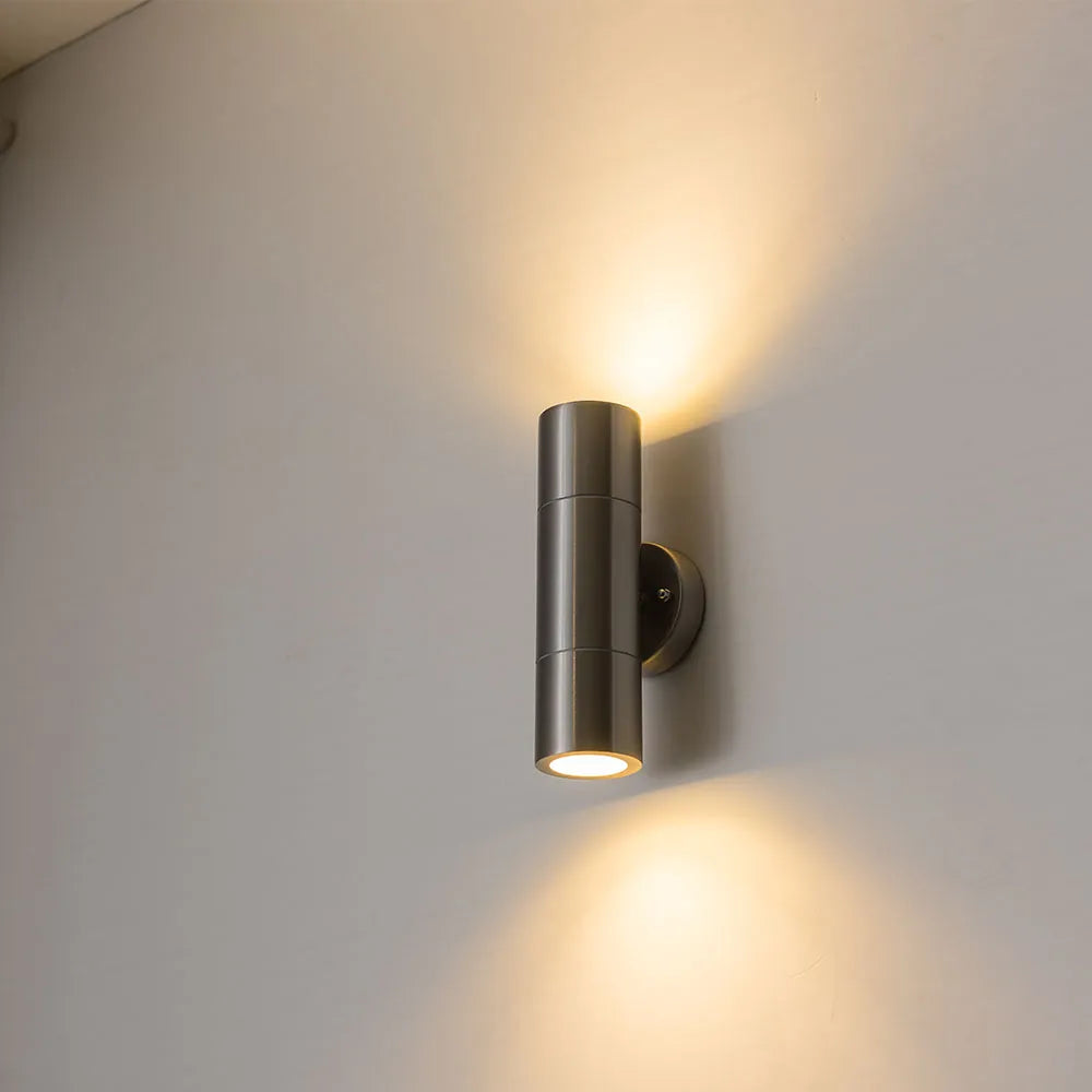 Waterproof stainless steel outdoor decorative wall light for garden or porch