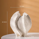ceramic vase abstract craft for floral decoration