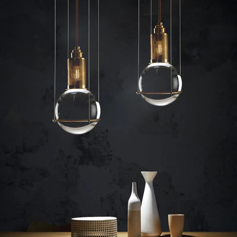 Modern glass chandelier for elegant interior decor