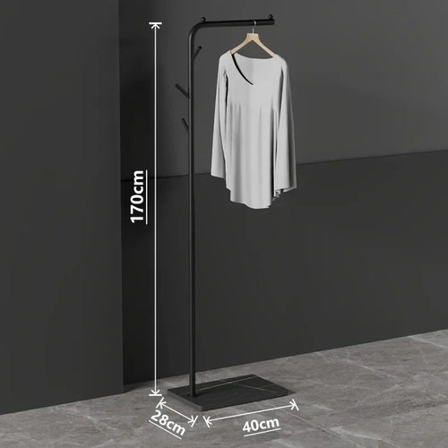lightweight and modern Nordic clothes rack for stylish storage - vue 18 sur 41