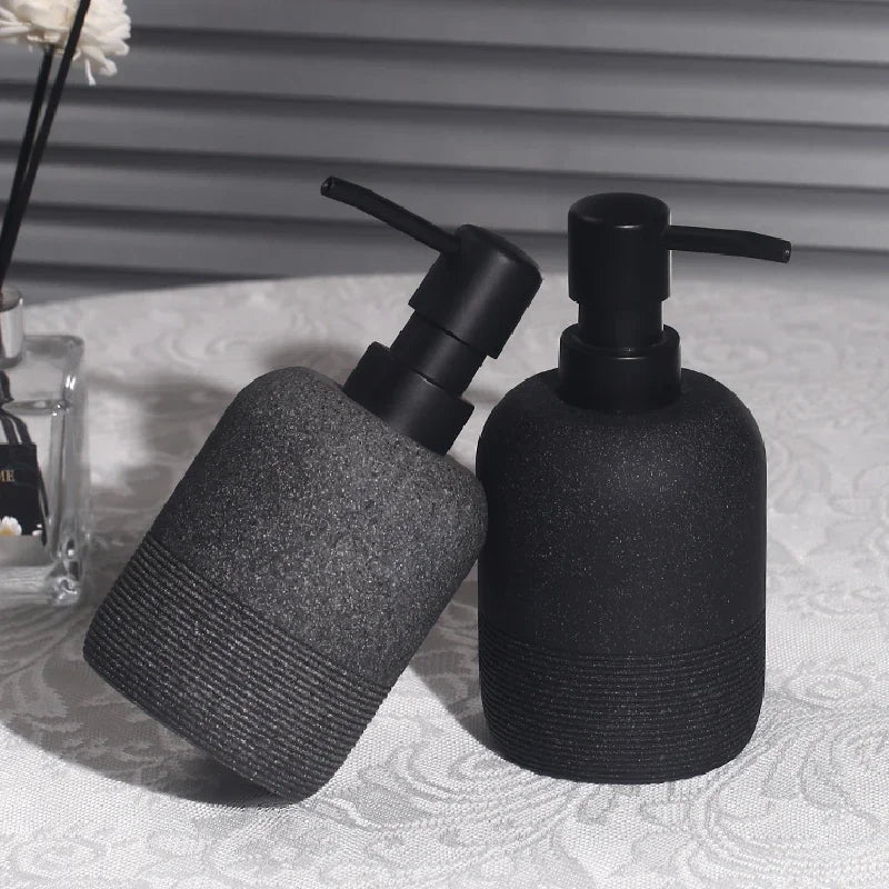 luxury bathroom stoneware emulsion bottle - vue 3 sur 11