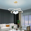 Nordic design glass chandelier creative decorative indoor lighting