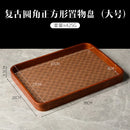 Luxury leather tea tray for decorative storage and jewellery