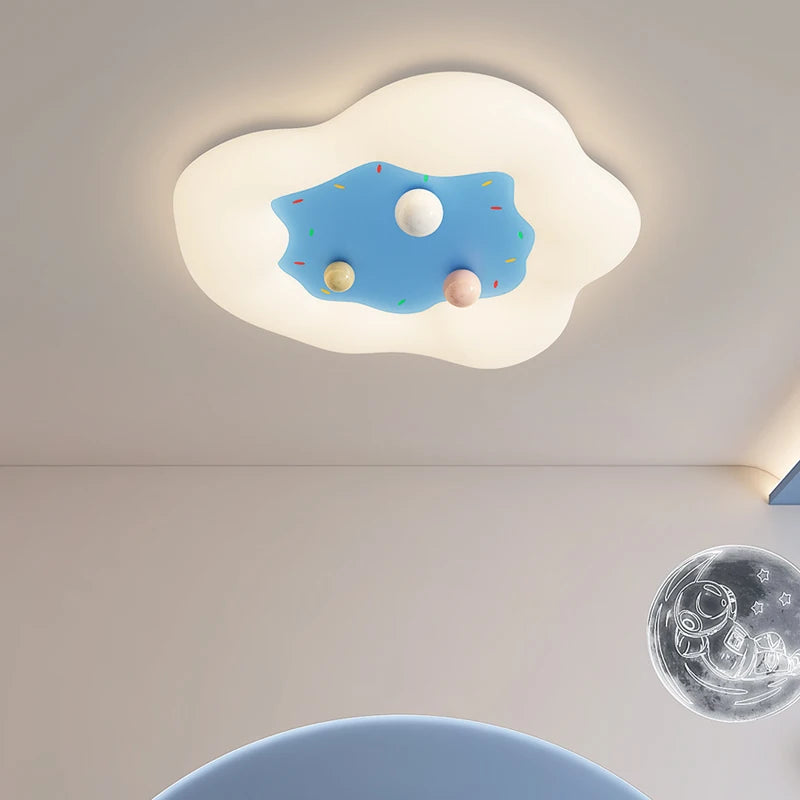 decorative ceiling light for children's bedroom boy girl interior - vue 3 sur 10