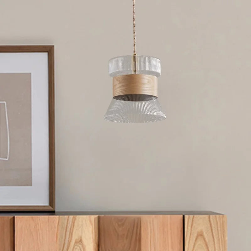 Modern nordic glass pendant light for restaurant decor - vue 6 sur 16