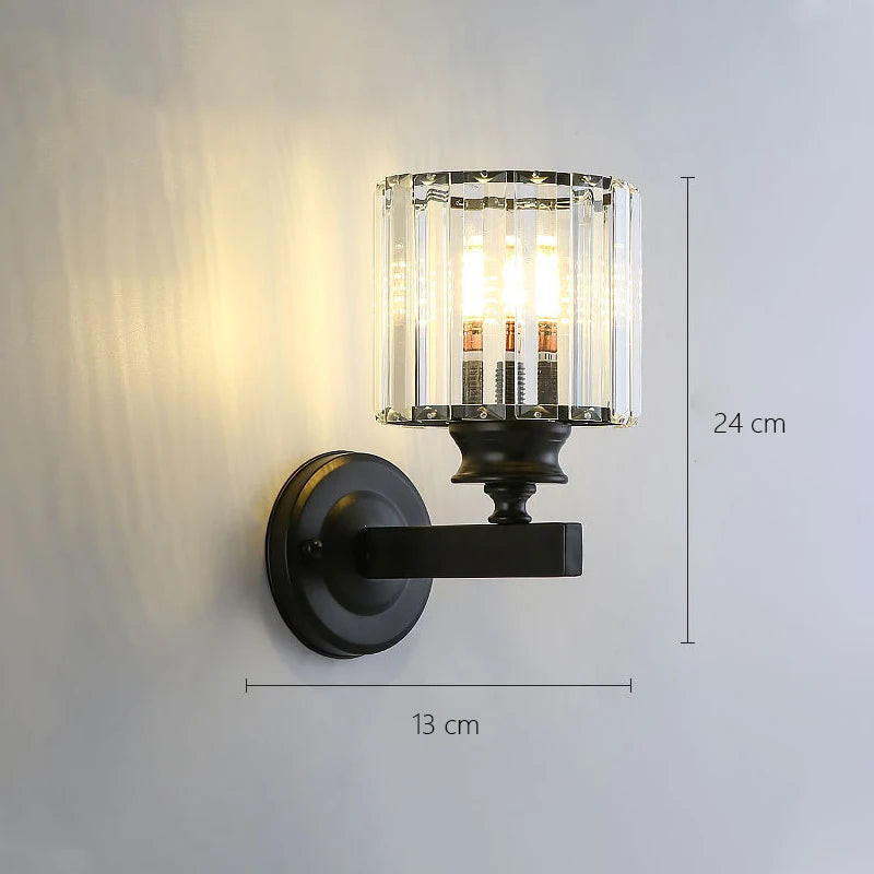 Elegant nordic design modern glass wall light for interior decor - vue 11 sur 15