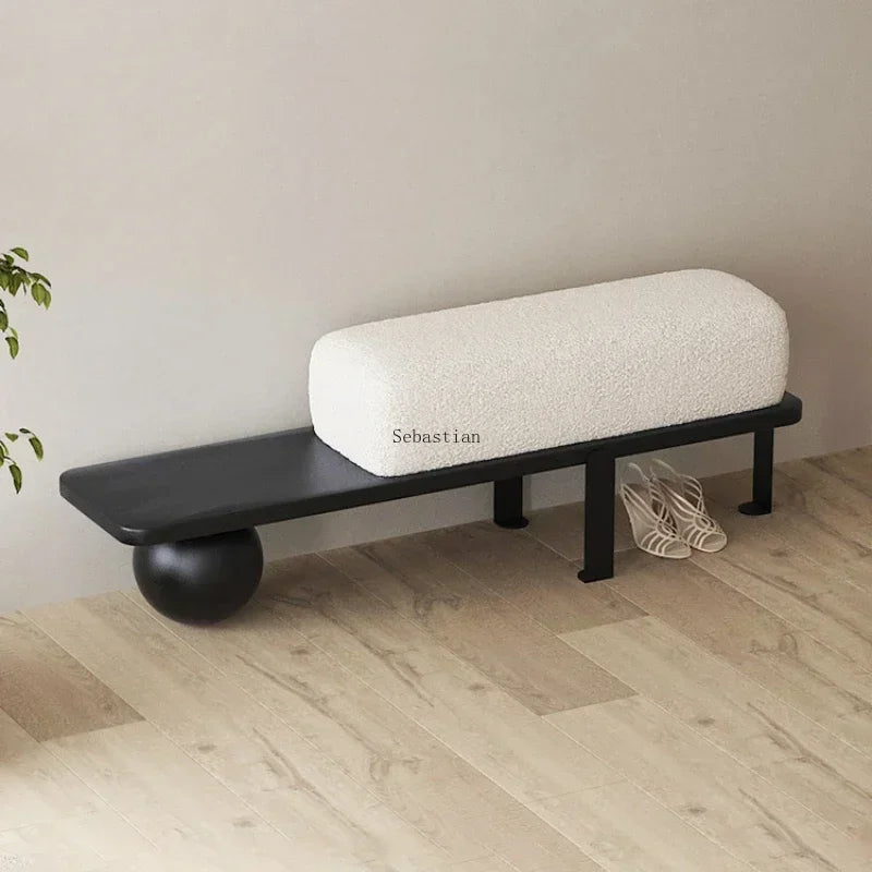 creative stool for changing shoes at home - vue 3 sur 11