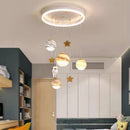 Artpad moon ceiling light for children's room decorative