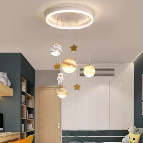 Artpad moon ceiling light for children's room decorative - vue 4 sur 6
