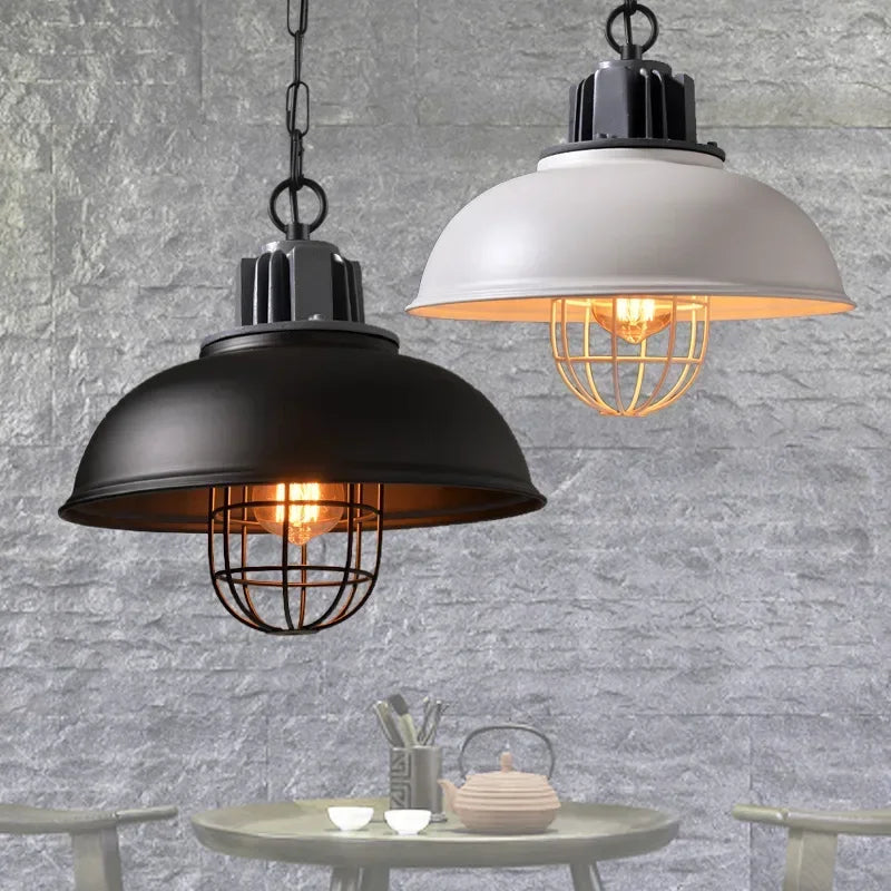 Retro iron chandelier for interior decor and lighting