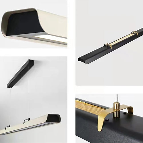 Minimalist LED ceiling pendant light for restaurant, bar or shop - vue 6 sur 8