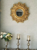 sun apolo art designs gold silver decorative wall mirror