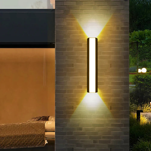 Outdoor garden wall light with high brightness LED - vue 4 sur 9