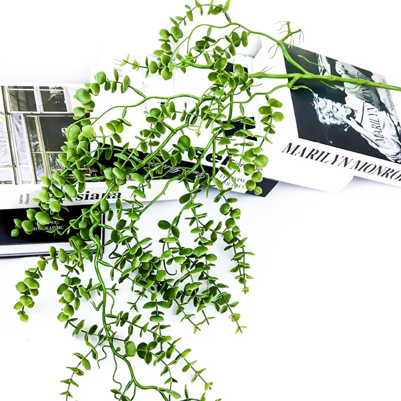 Artificial rattan and eucalyptus plants for indoor and outdoor decoration - vue 3 sur 6