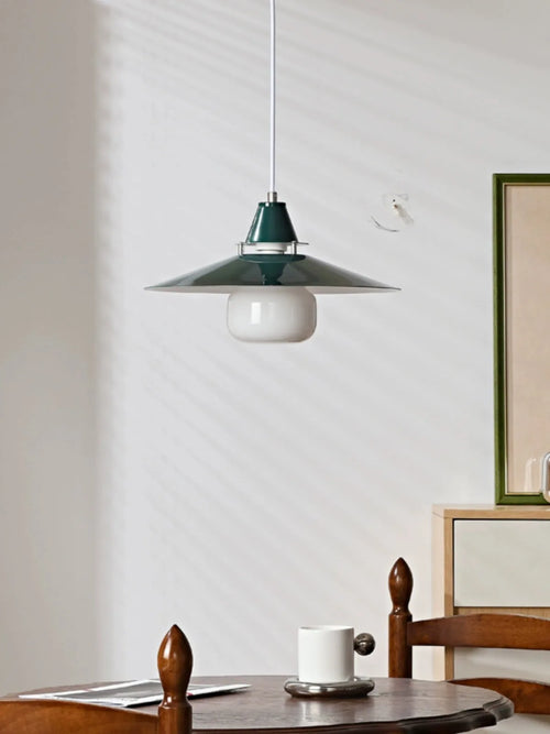Original umbrella-shaped pendant light with colourful design for interior decoration - vue 2 sur 14
