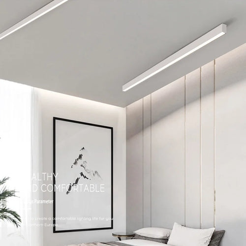 Simple linear ceiling light for elegant modern interiors - vue 6 sur 8
