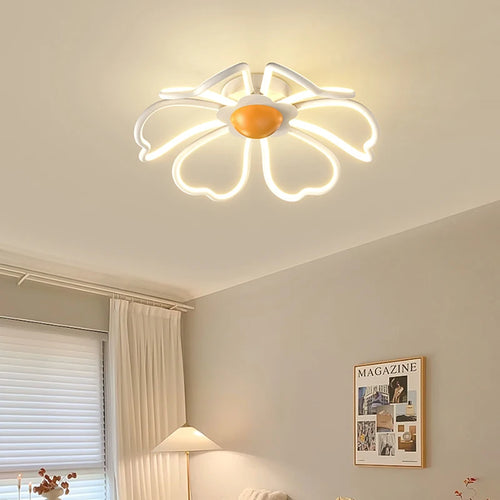 LED floral ceiling light for bedroom and living room - vue 4 sur 10