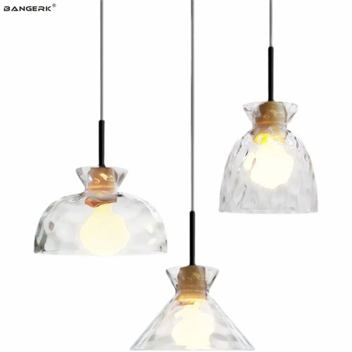 Modern nordic LED pendant light decorative indoor fixture - vue 2 sur 8