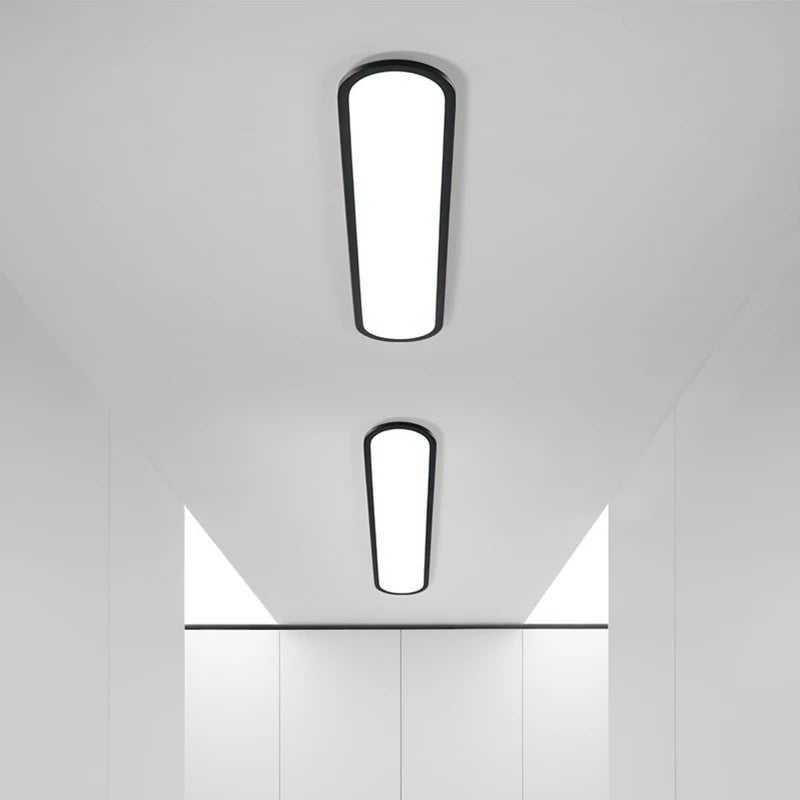 Modern nordic simple rectangular LED chandelier for bar - vue 6 sur 22
