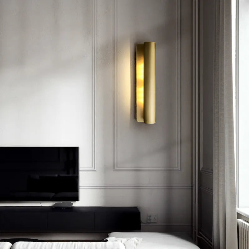 Minimalist post-modern designer wall light
