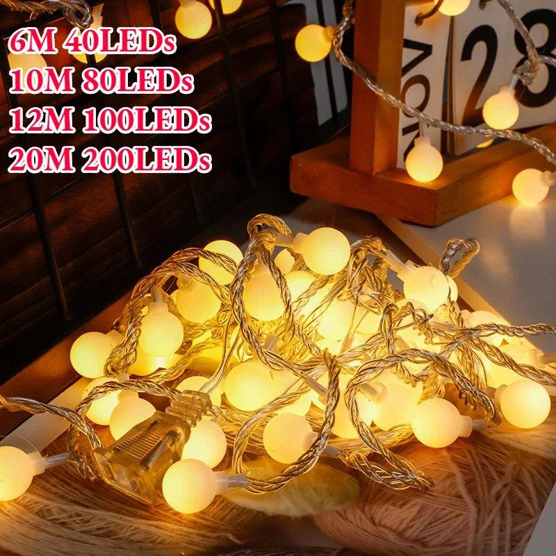 Outdoor LED string lights for weddings, gardens and Christmas