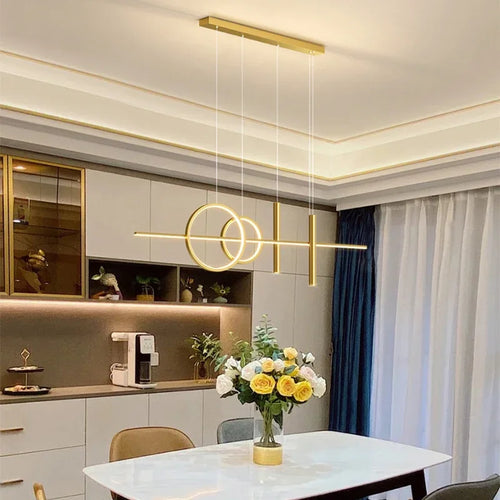 Modern LED pendant light for elegant interior décor - vue 5 sur 9