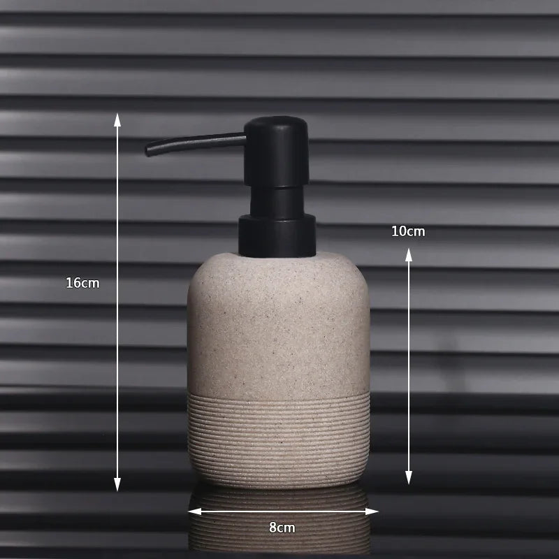 luxury bathroom stoneware emulsion bottle - vue 11 sur 11