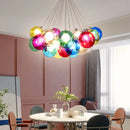 Modern bubble glass LED chandelier for shops