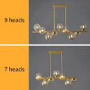 Luxury modern design glass LED chandelier