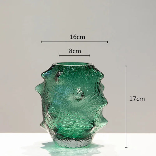sea ​​cucumber glass vase for decorative terrarium - vue 11 sur 10