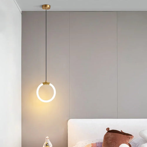 Modern minimalist luxury pendant light for designer interiors - vue 7 sur 22