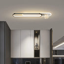 Simple luxury modern starry flush mount chandelier