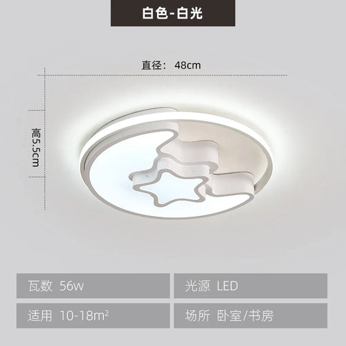 Modern LED children's cartoon ceiling light - vue 13 sur 12