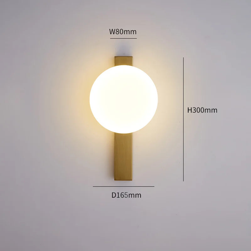 modern design LED wall light for reading and eye protection - vue 14 sur 14