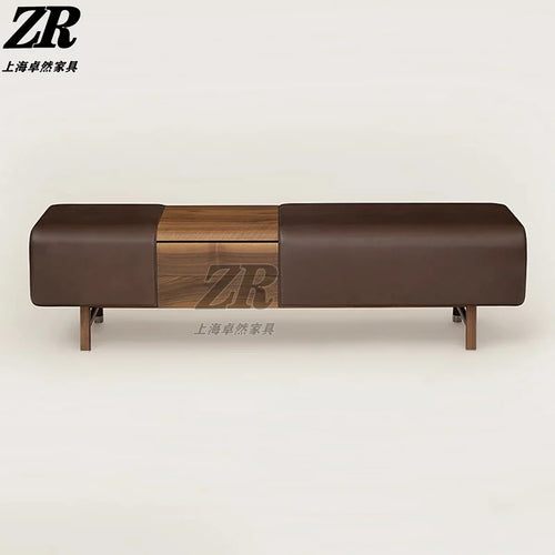 Italian luxury lightweight and simple stool for bench and sofa - vue 8 sur 9