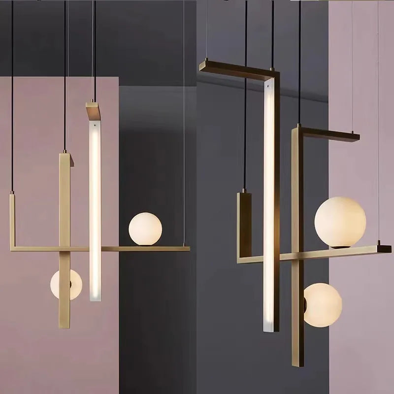 Creative geometric designer pendant light for modern lighting