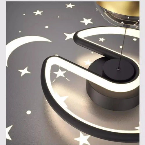 Star LED ball pendant light for indoor and outdoor decoration - vue 6 sur 9