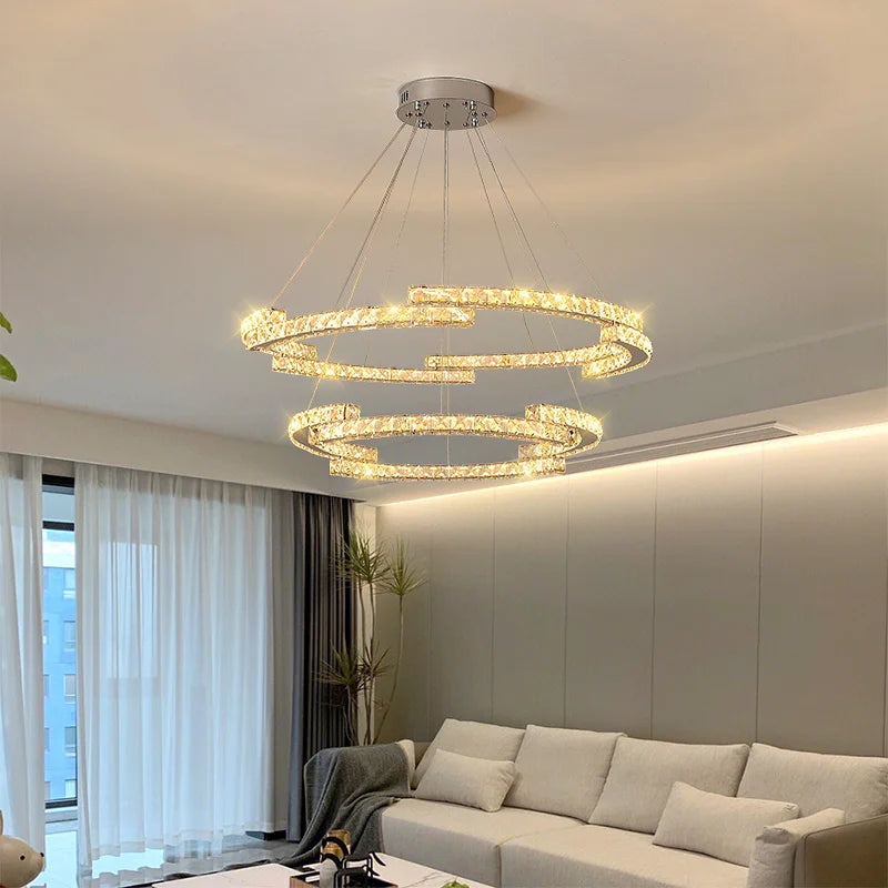 Italian style crystal chandelier for home decor 2024 - vue 3 sur 13