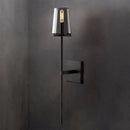 Modern glass LED wall light for interior lighting