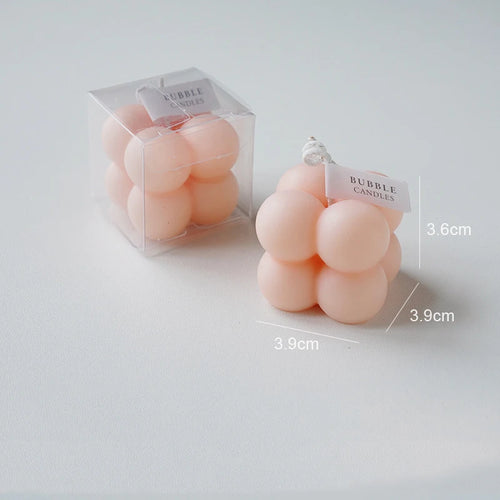 small handmade scented soy wax cube candle - vue 10 sur 17