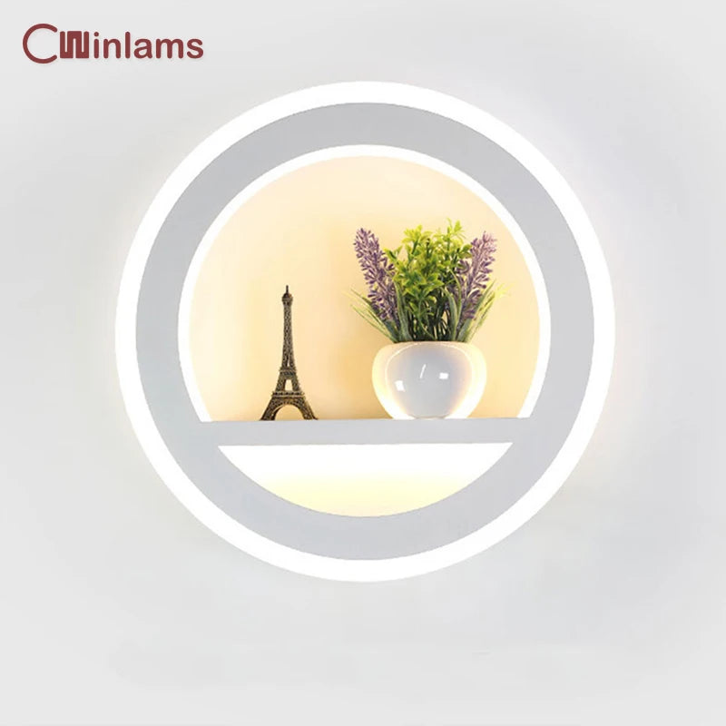 Modern nordic style creative LED wall lamp