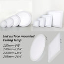 Square LED ceiling light surface mounted cool white