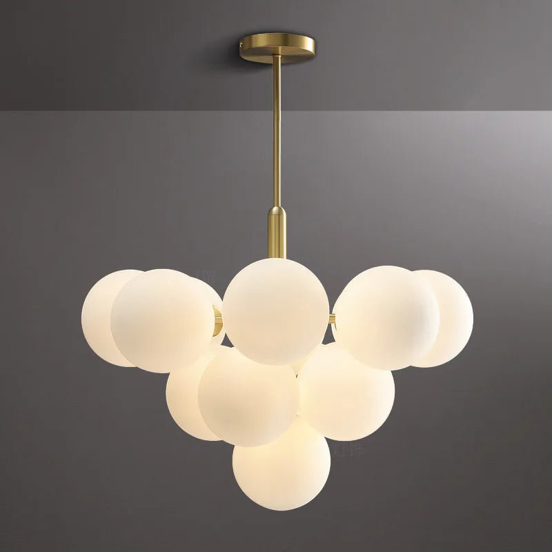 Nordic design LED glass ball pendant light