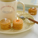 creative biscuit scented candle handmade gift for girl