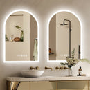 smart LED mirror with temperature, time display and anti-fog