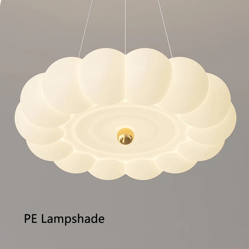 Modern LED chandelier with crown pendant and remote control option - vue 6 sur 12