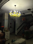 Elegant modern crystal chandelier for weddings