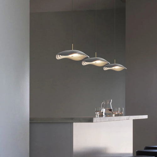 Modern minimalist wabi-sabi art chandelier for creative bar - vue 2 sur 14